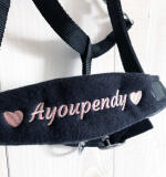 Halster met naam en figuurtjes